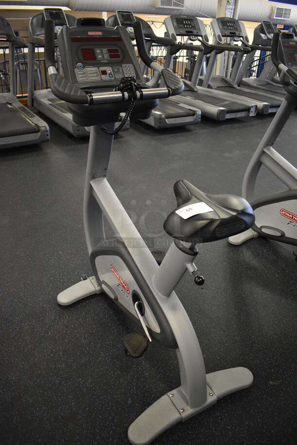 GREAT! Star Trac Pro Model 9-6330-SINTPO Metal Floor Style Upright Stationary Bicycle w/ 2 Cup Holders. BUYER MUST REMOVE. 29x44x58. Tested and Working! (upstairs) This Unit Will Be Moved Down To The First Floor Before Pick Up Day Begins! - Image 5 of 9
