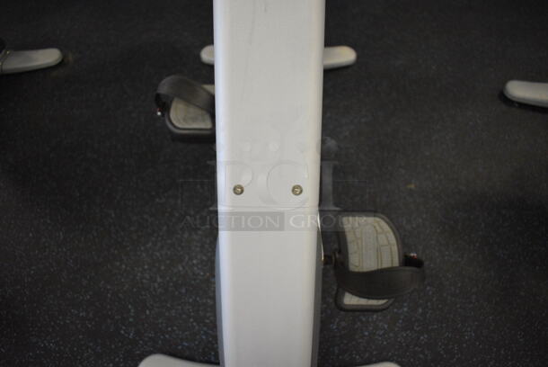 GREAT! Star Trac Pro Model 9-6430-SINTPO Metal Floor Style Seated Stationary Bicycle w/ Heart Rate Sensors, 2 Cup Holders and Arm Rests. BUYER MUST REMOVE. 26x65x53. Tested and Working! (upstairs) This Unit Will Be Moved Down To The First Floor Before Pick Up Day Begins! - Image 7 of 10