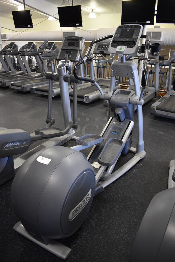 NICE! Precor Model EFX546i Experience Metal Floor Style Elliptical Cross Trainer Machine. BUYER MUST REMOVE. 31x84x69. Tested and Working! (upstairs) This Unit Will Be Moved Down To The First Floor Before Pick Up Day Begins! - Image 6 of 8