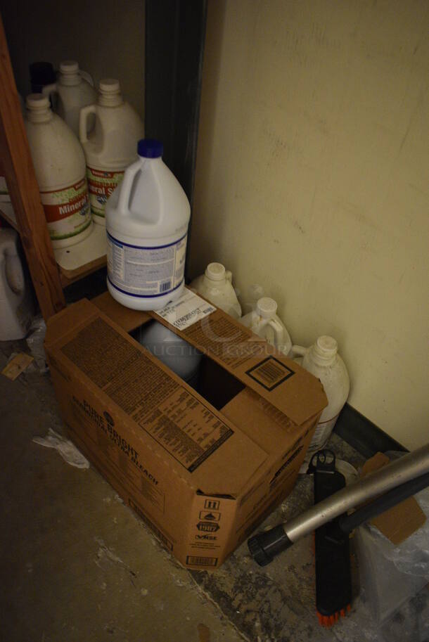 ALL ONE MONEY! Room Lot of Various Items Including Cleaner and Toilet Paper! BUYER MUST REMOVE. (office wing) - Image 2 of 8