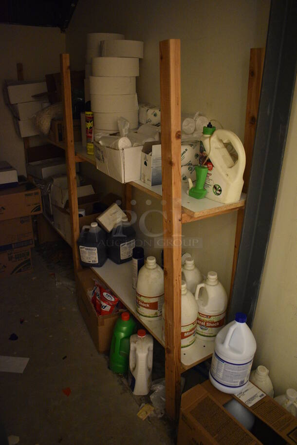 ALL ONE MONEY! Room Lot of Various Items Including Cleaner and Toilet Paper! BUYER MUST REMOVE. (office wing) - Image 3 of 8