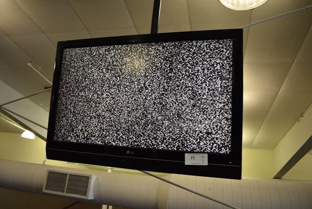 LG 42" Television. BUYER MUST REMOVE. Tested and Working! (upstairs) Unit Is Approximately 8 Feet Off Of The Ground - Image 2 of 4