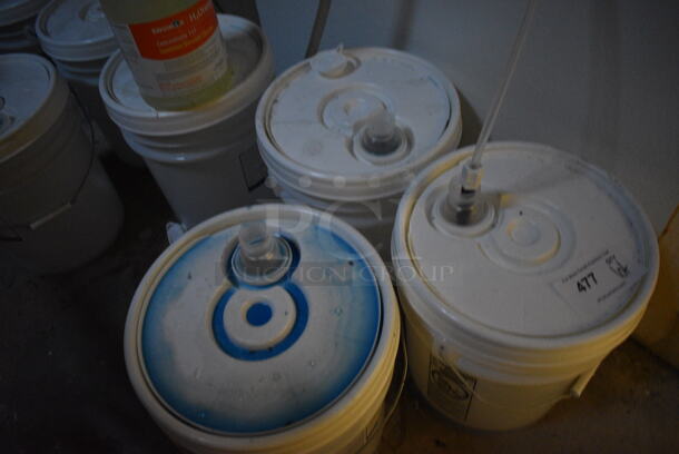 ALL ONE MONEY! Lot of Various Cleaner Buckets. BUYER MUST REMOVE. (office wing - laundry room) - Image 2 of 8