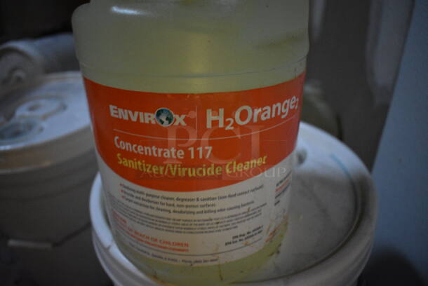 ALL ONE MONEY! Lot of Various Cleaner Buckets. BUYER MUST REMOVE. (office wing - laundry room) - Image 3 of 8