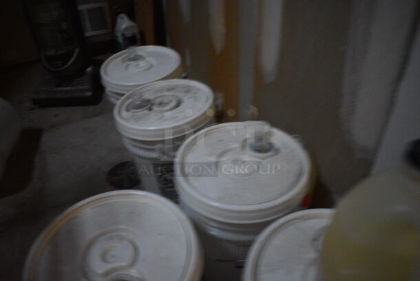 ALL ONE MONEY! Lot of Various Cleaner Buckets. BUYER MUST REMOVE. (office wing - laundry room) - Image 5 of 8