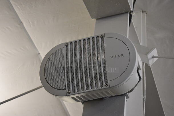 3 NEAR White Wall Mount Speakers. BUYER MUST REMOVE. 3 Times Your Bid! (upstairs)
 - Image 2 of 4