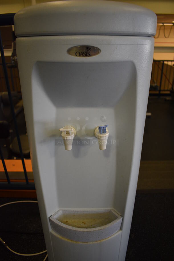 Oasis Model POUD1SK-H102 Floor Style Water Cooler Base. 115 Volts, 1 Phase. 13x13x40. (upstairs)
 - Image 4 of 7