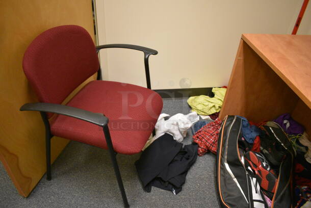 ALL ONE MONEY! Room Lot of Various Items Including Desk, 3 Chairs, Fan, Sneakers! BUYER MUST REMOVE. (office wing) - Image 6 of 6