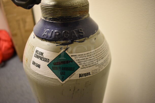 Metal Helium Tank. BUYER MUST REMOVE. (office wing) - Image 3 of 3