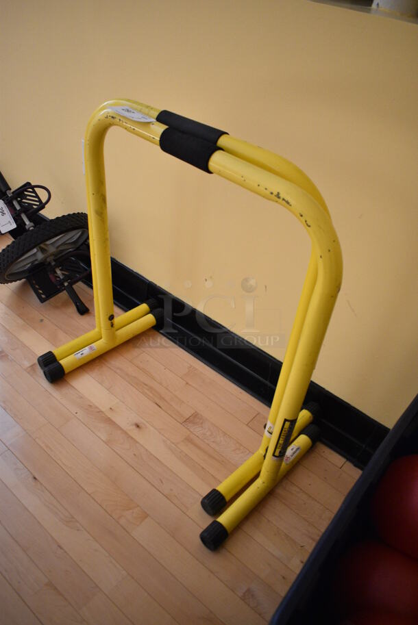 2 Yellow Paralettes. 25x16x28. 2 Times Your Bid! (ballet room - upstairs) - Image 2 of 4