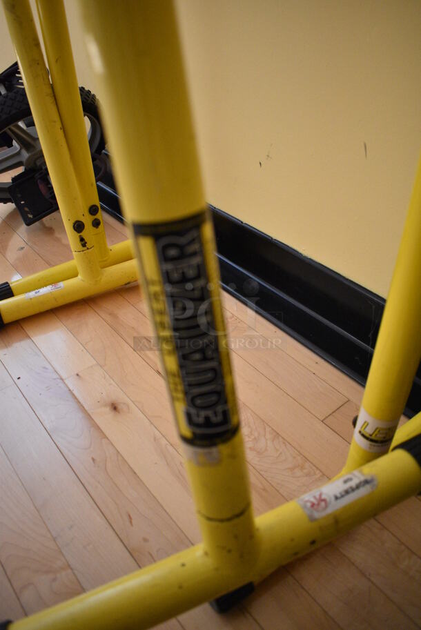 2 Yellow Paralettes. 25x16x28. 2 Times Your Bid! (ballet room - upstairs) - Image 4 of 4