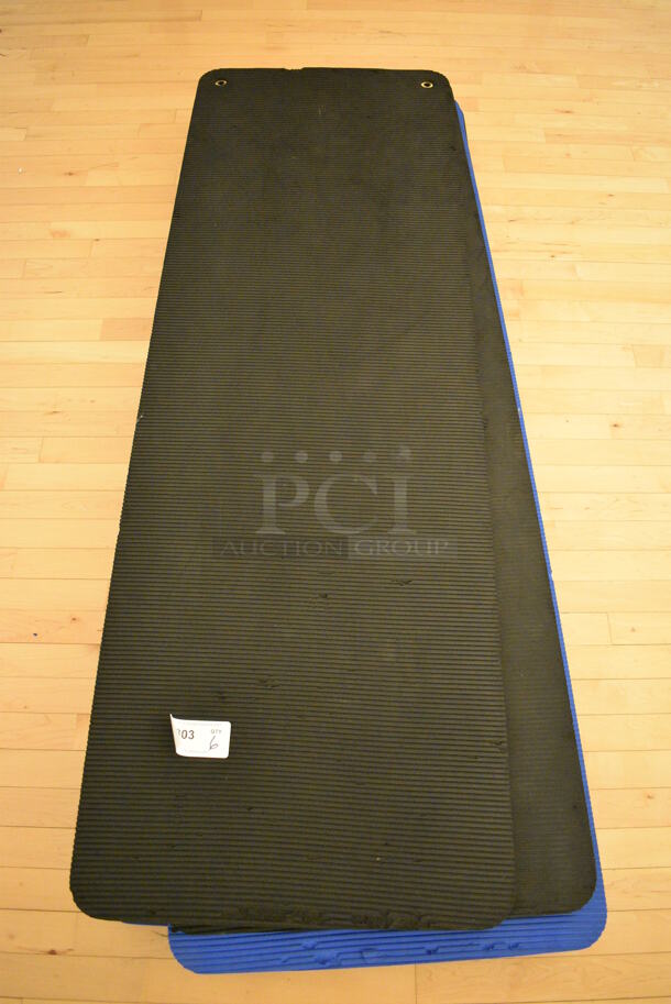 6 Exercise / Yoga Mats. 27x71. 6 Times Your Bid! (ballet room - upstairs)