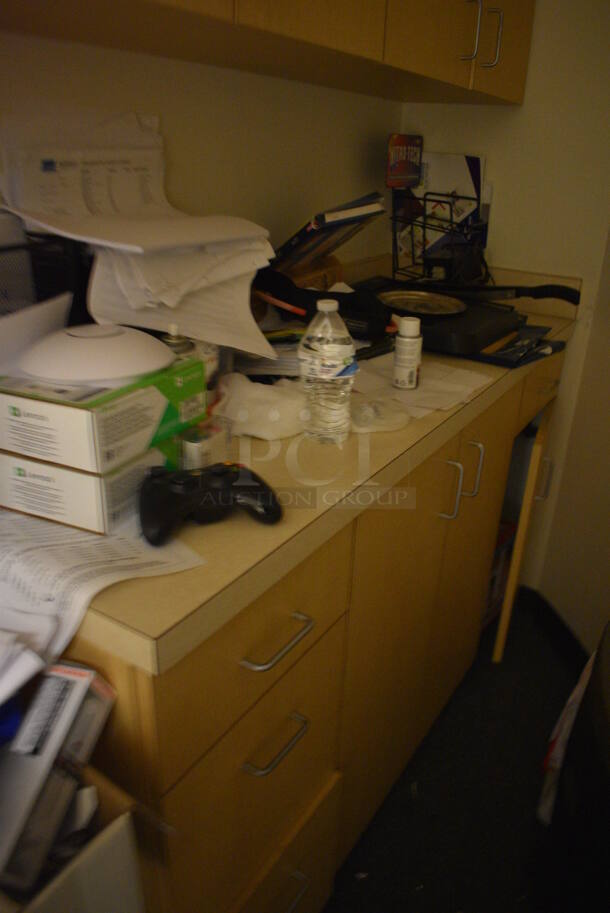 ALL ONE MONEY! Lot of Various Items Including Shredder, Baskets! BUYER MUST REMOVE. (office wing / hallway behind front counter) - Image 3 of 4
