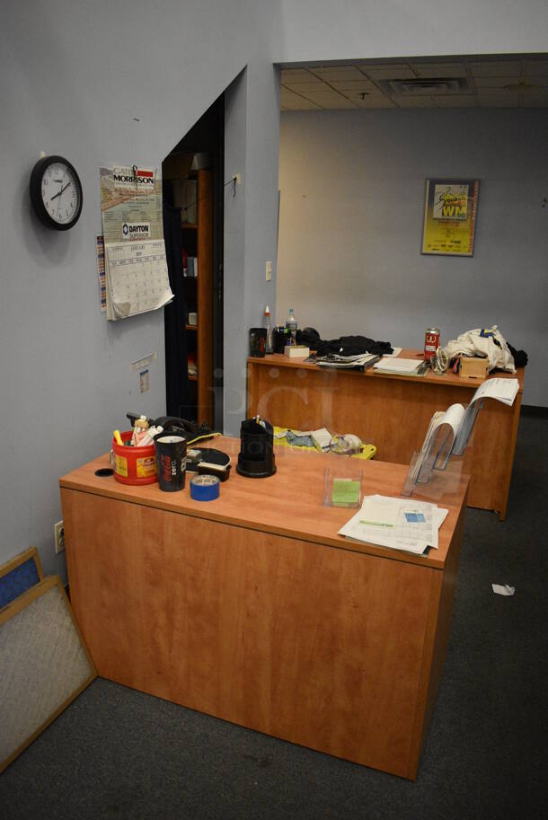 ALL ONE MONEY! Room Lot of Various Items Including 2 Desks, Tshirts and Bookshelf. BUYER MUST REMOVE. (room off of lobby) - Image 8 of 8