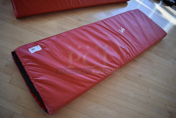 Red Bifold Mat. 71x46x2. (aerobic room) - Image 2 of 3