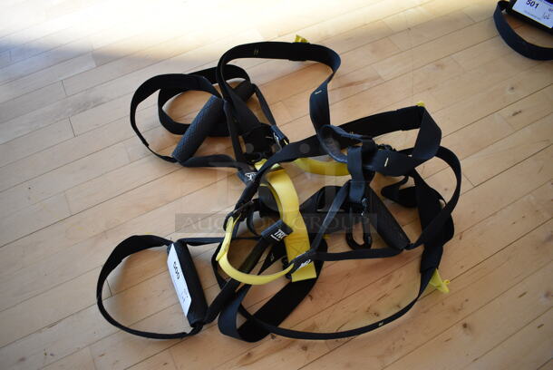 ALL ONE MONEY! Lot of TRX Suspension Trainer Set! (aerobic room) - Image 1 of 2