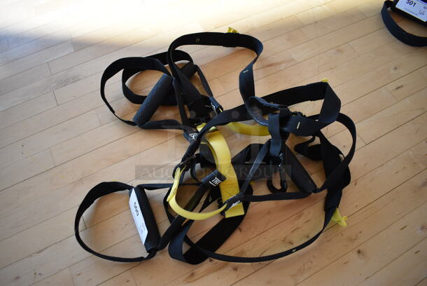 ALL ONE MONEY! Lot of TRX Suspension Trainer Set! (aerobic room)