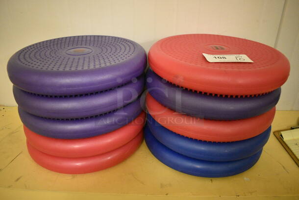 10 Power Systems Balance Disc Pillows. 13.5x13.5x2. 10 Times Your Bid! (upstairs - side room)