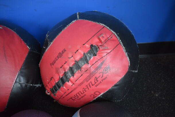 5 Various Medicine Balls; 2.2 Pounds, 6 Pounds, 10 Pounds, 14 Pounds and 20 Pounds. Includes 14x14x14. 5 Times Your Bid! (weight room - back room)  - Image 2 of 7