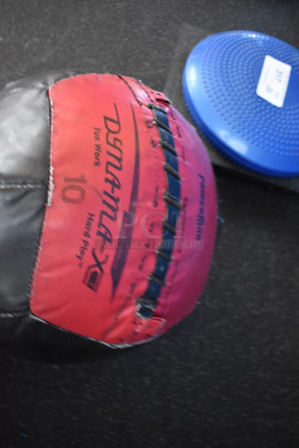5 Various Medicine Balls; 2.2 Pounds, 6 Pounds, 10 Pounds, 14 Pounds and 20 Pounds. Includes 14x14x14. 5 Times Your Bid! (weight room - back room)  - Image 5 of 7
