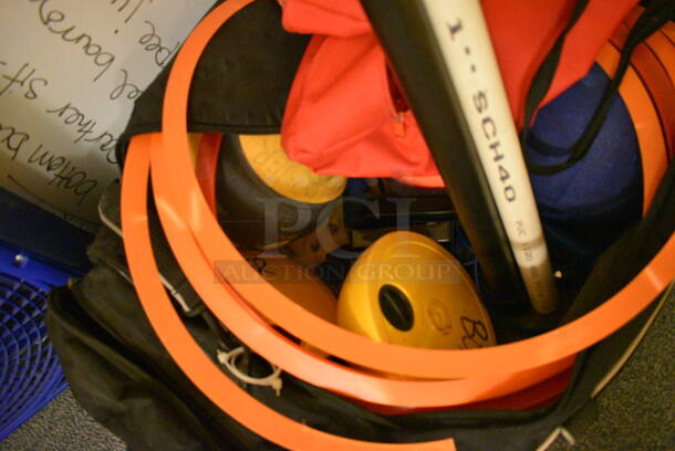 ALL ONE MONEY! Lot of Various Items Including White Boards, Blue Fan and Bag! (upstairs - side room) - Image 4 of 5