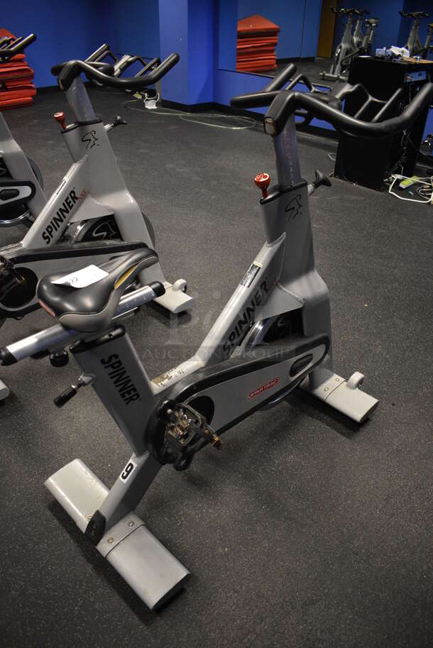 NICE! Star Trac Spinner NXT Metal Commercial Floor Style Upright Stationary Bicycle. BUYER MUST REMOVE. 21x47x45. Tested and Working! (spin cycle room) - Image 3 of 6