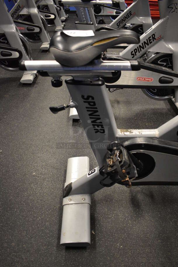 NICE! Star Trac Spinner NXT Metal Commercial Floor Style Upright Stationary Bicycle. BUYER MUST REMOVE. 21x47x45. Tested and Working! (spin cycle room) - Image 5 of 6