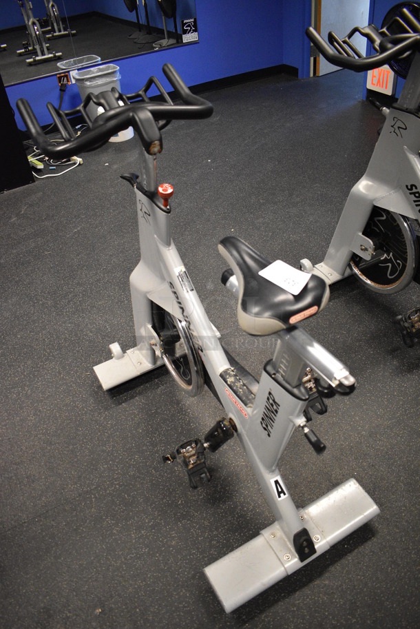 NICE! Star Trac Spinner NXT Metal Commercial Floor Style Upright Stationary Bicycle. BUYER MUST REMOVE. 21x47x45. Tested and Working! (spin cycle room) - Image 2 of 7