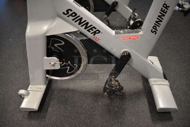NICE! Star Trac Spinner NXT Metal Commercial Floor Style Upright Stationary Bicycle. BUYER MUST REMOVE. 21x47x45. Tested and Working! (spin cycle room) - Image 7 of 7