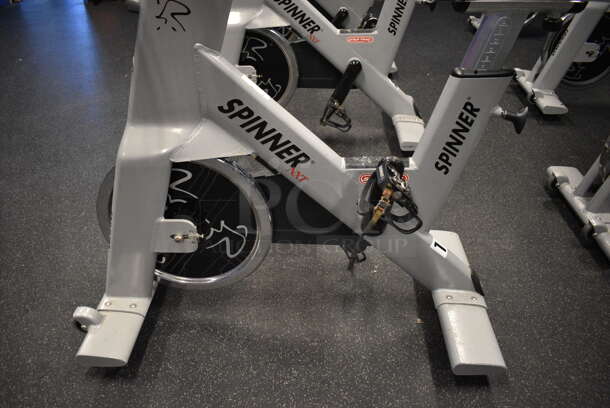 NICE! Star Trac Spinner NXT Metal Commercial Floor Style Upright Stationary Bicycle. BUYER MUST REMOVE. 21x47x45. Tested and Working! (spin cycle room) - Image 3 of 5