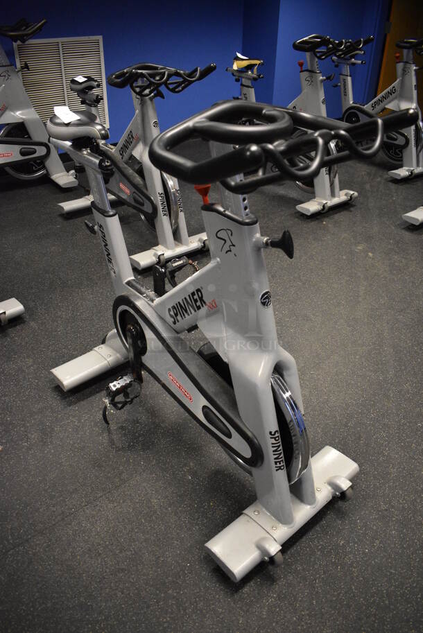 NICE! Star Trac Spinner NXT Metal Commercial Floor Style Upright Stationary Bicycle. BUYER MUST REMOVE. 21x47x45. Tested and Working! (spin cycle room) - Image 5 of 5