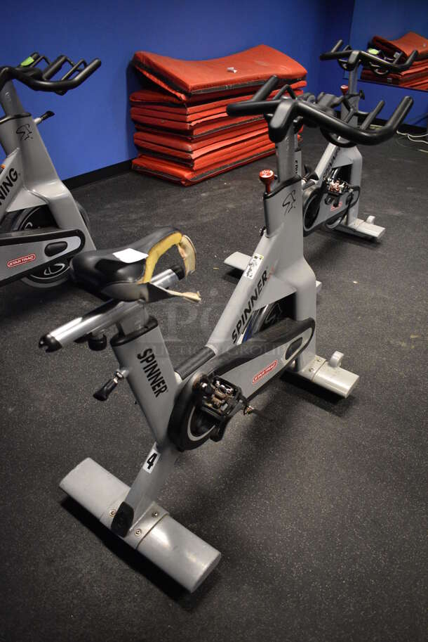 NICE! Star Trac Spinner NXT Metal Commercial Floor Style Upright Stationary Bicycle. BUYER MUST REMOVE. 21x47x45. Tested and Working! (spin cycle room) - Image 3 of 7