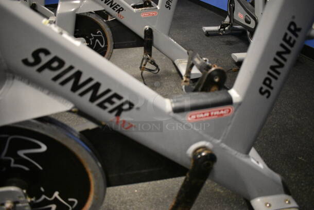 NICE! Star Trac Spinner NXT Metal Commercial Floor Style Upright Stationary Bicycle. BUYER MUST REMOVE. 21x47x45. Tested and Working! (spin cycle room) - Image 7 of 7