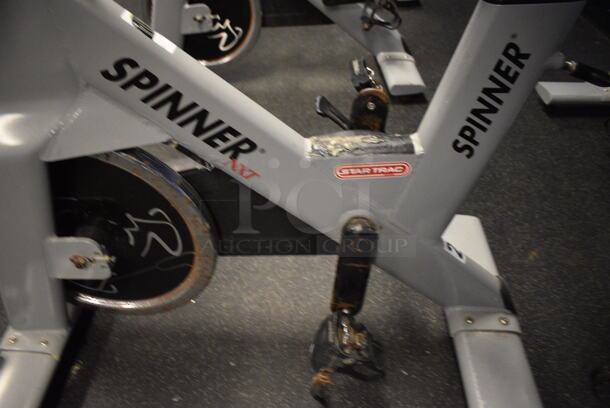 NICE! Star Trac Spinner NXT Metal Commercial Floor Style Upright Stationary Bicycle. BUYER MUST REMOVE. 21x47x45. Tested and Working! (spin cycle room) - Image 3 of 6