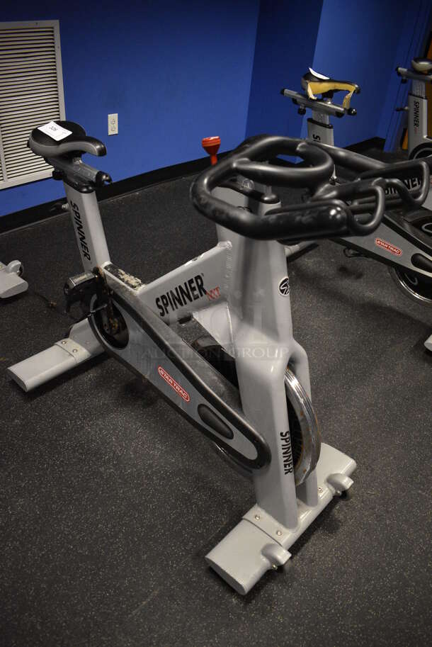 NICE! Star Trac Spinner NXT Metal Commercial Floor Style Upright Stationary Bicycle. BUYER MUST REMOVE. 21x47x45. Tested and Working! (spin cycle room) - Image 6 of 6