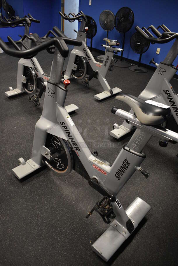 NICE! Star Trac Spinner NXT Metal Commercial Floor Style Upright Stationary Bicycle. BUYER MUST REMOVE. 21x47x45. Tested and Working! (spin cycle room) - Image 3 of 5