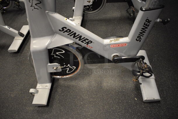 NICE! Star Trac Spinner NXT Metal Commercial Floor Style Upright Stationary Bicycle. BUYER MUST REMOVE. 21x47x45. Tested and Working! (spin cycle room) - Image 4 of 5