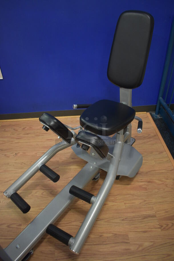 NICE! Precor Metal Commercial Floor Style Inner / Outer Thigh Machine. BUYER MUST REMOVE. 32x64x60. (upstairs) This Unit Will Be Moved Down To The First Floor Before Pick Up Day Begins! - Image 2 of 8