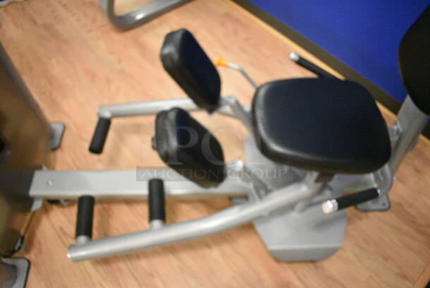 NICE! Precor Metal Commercial Floor Style Inner / Outer Thigh Machine. BUYER MUST REMOVE. 32x64x60. (upstairs) This Unit Will Be Moved Down To The First Floor Before Pick Up Day Begins! - Image 7 of 8