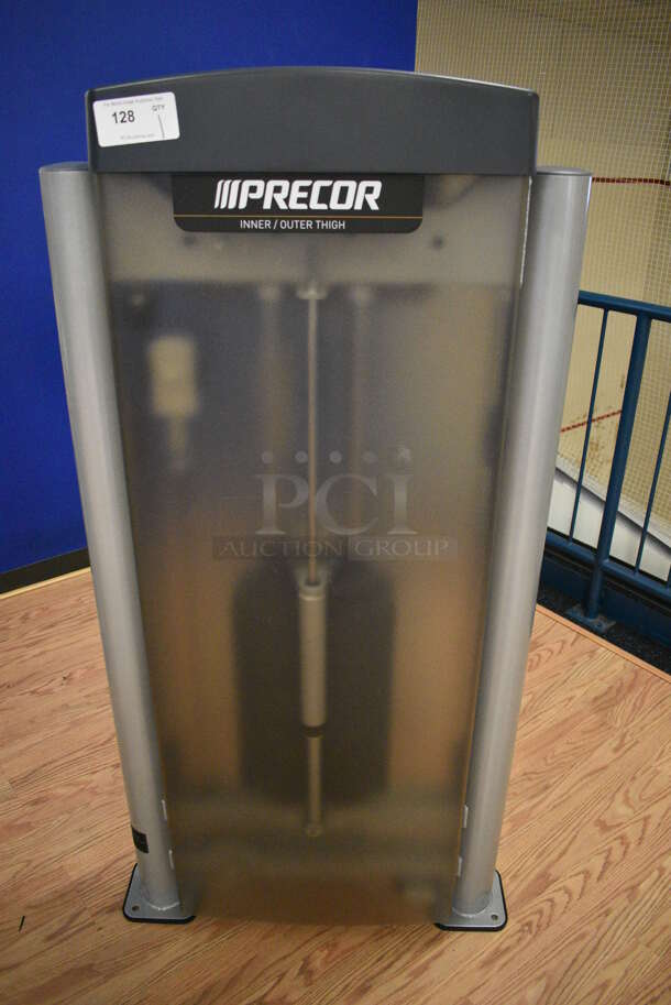 NICE! Precor Metal Commercial Floor Style Inner / Outer Thigh Machine. BUYER MUST REMOVE. 32x64x60. (upstairs) This Unit Will Be Moved Down To The First Floor Before Pick Up Day Begins! - Image 8 of 8