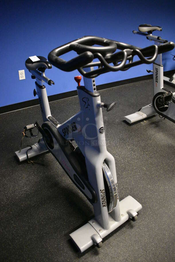 NICE! Star Trac Spinner NXT Metal Commercial Floor Style Upright Stationary Bicycle. BUYER MUST REMOVE. 21x47x45. Tested and Working! (spin cycle room) - Image 6 of 6
