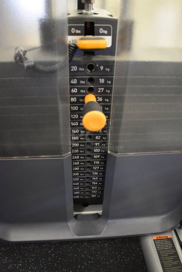 NICE! Precor Metal Commercial Floor Style Leg Press Machine. BUYER MUST REMOVE. 45x72x60. (upstairs) This Unit Will Be Moved Down To The First Floor Before Pick Up Day Begins! - Image 5 of 6