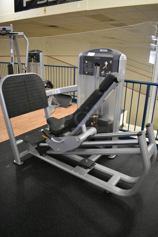 NICE! Precor Metal Commercial Floor Style Leg Press Machine. BUYER MUST REMOVE. 45x72x60. (upstairs) This Unit Will Be Moved Down To The First Floor Before Pick Up Day Begins! - Image 6 of 6