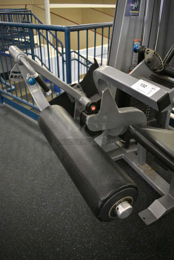 NICE! Precor Metal Commercial Floor Style Seated Leg Curl Machine. BUYER MUST REMOVE. 60x40x62. (upstairs) This Unit Will Be Moved Down To The First Floor Before Pick Up Day Begins! - Image 3 of 7