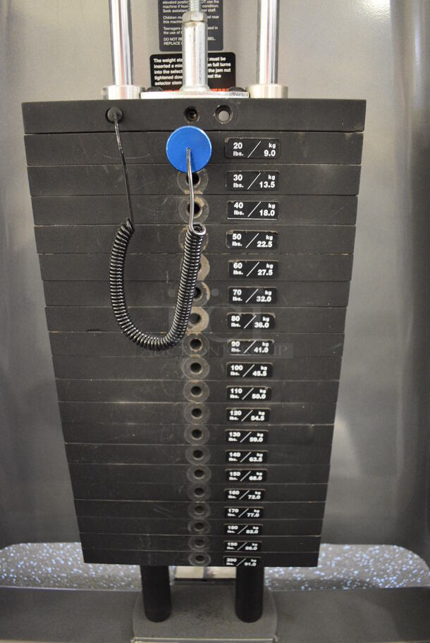 NICE! Precor Metal Commercial Floor Style Angled Seated Calf Machine. BUYER MUST REMOVE. 50x40x62. (upstairs) This Unit Will Be Moved Down To The First Floor Before Pick Up Day Begins! - Image 5 of 7