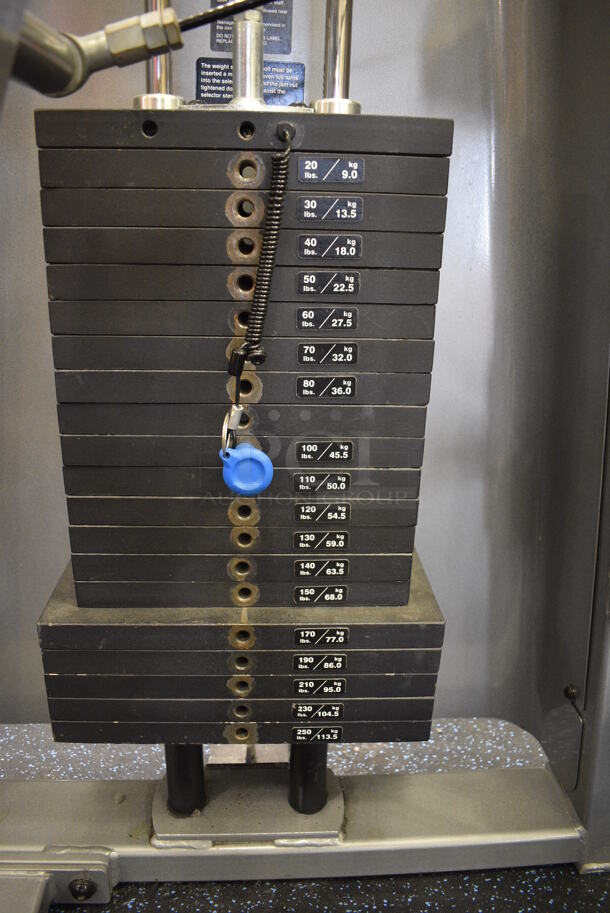 NICE! Precor Metal Commercial Floor Style Seated Row Machine. BUYER MUST REMOVE. 54x52x63. (upstairs) This Unit Will Be Moved Down To The First Floor Before Pick Up Day Begins! - Image 5 of 7