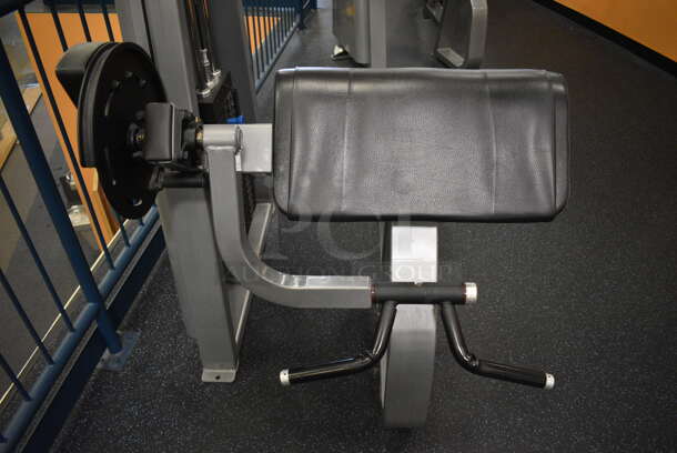 NICE! Precor Metal Commercial Floor Style Camber Curl Machine. BUYER MUST REMOVE. 46x39x63. (upstairs) This Unit Will Be Moved Down To The First Floor Before Pick Up Day Begins! - Image 3 of 6