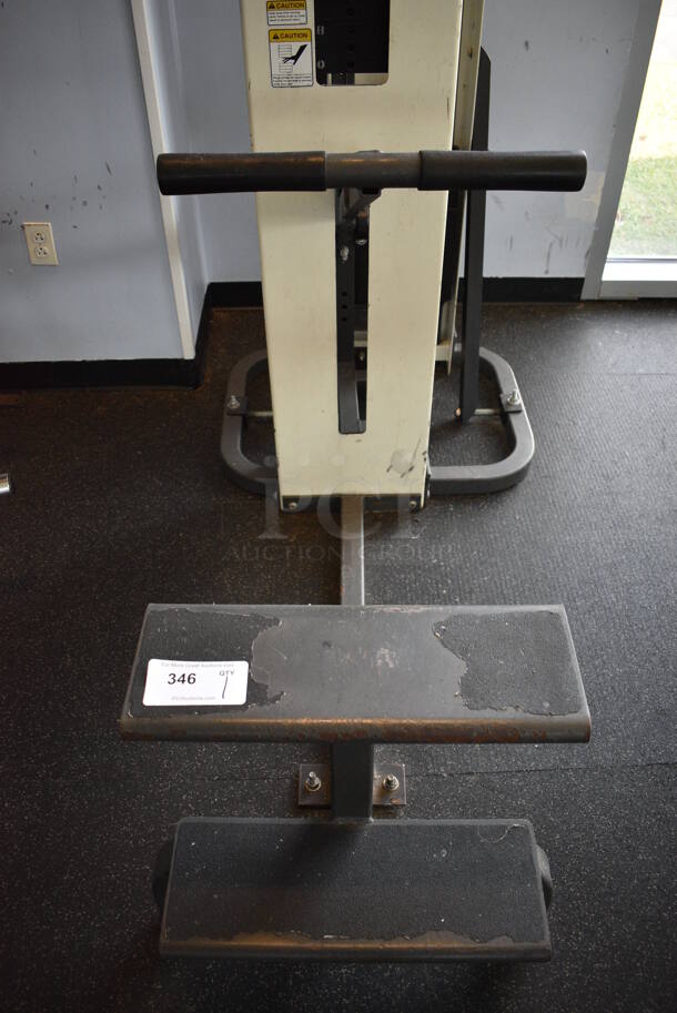NICE! Cybex Metal Floor Style Assisted Pull Up Machine. BUYER MUST REMOVE. 32x76x97. (weight room) - Image 6 of 9