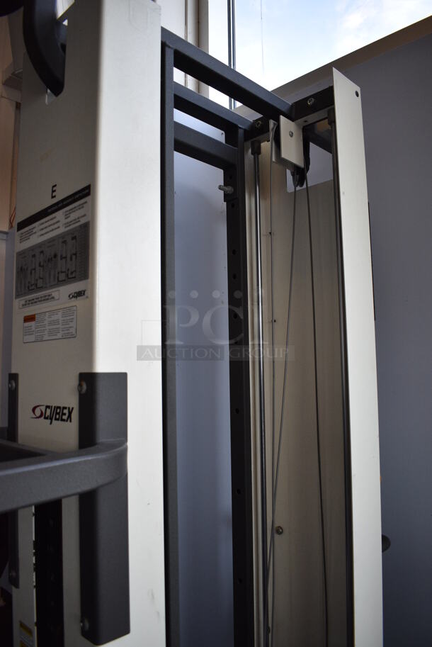 NICE! Cybex Metal Floor Style Assisted Pull Up Machine. BUYER MUST REMOVE. 32x76x97. (weight room) - Image 9 of 9