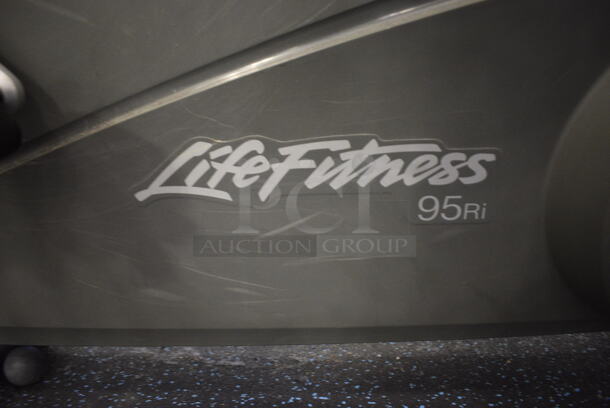 NICE! Precor Model 95Ri Experience Metal Floor Style Seated Stationary Bicycle Machine w/ Life Fitness Monitor. BUYER MUST REMOVE. 28x59x62. Tested and Working! (upstairs) This Unit Will Be Moved Down To The First Floor Before Pick Up Day Begins! - Image 9 of 10